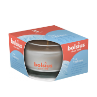 Bolsius Geurglas True Freshness Fresh Linen 50/80mm