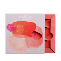 Bolsius Geurtheelicht True Love Sunkiss Orange & White Flowers 18 stuks