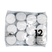 Bolsius Maxi Theelichten 9 uur 12 stuks