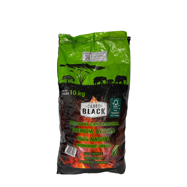Carbo Black Premium Acacia Houtskool 10kg