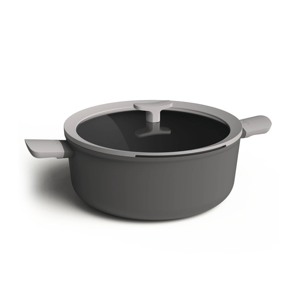 BergHOFF Leo Lite Kookpot Met Deksel Grijs Ø28cm