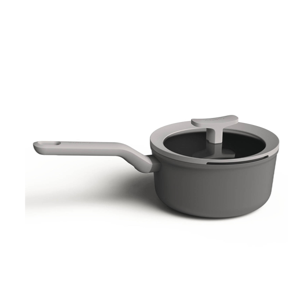 BergHOFF Leo Lite Steelpan Met Deksel Grijs Ø18cm