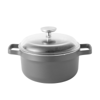 BergHOFF GEM Kookpot Met Deksel Zwart Ø20cm