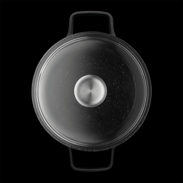 BergHOFF GEM Kookpot Met Deksel Zwart Ø20cm