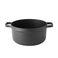 BergHOFF GEM Kookpot Met Deksel Zwart Ø24cm