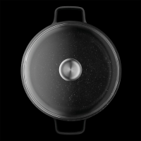 BergHOFF GEM Kookpot Met Deksel Zwart Ø24cm