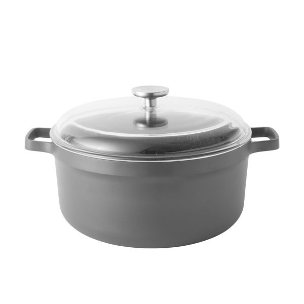 BergHOFF GEM Kookpot Met Deksel Zwart Ø28cm