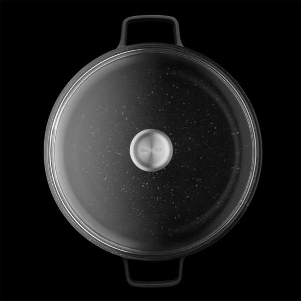 BergHOFF GEM Kookpot Met Deksel Zwart Ø28cm