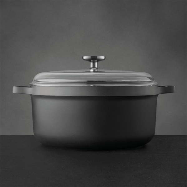 BergHOFF GEM Kookpot Met Deksel Zwart Ø28cm