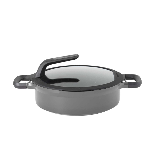 BergHOFF GEM Sauteerpan 2 Handvaten Met Deksel Stay Cool Grijs Ø26cm