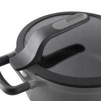 BergHOFF GEM Sauteerpan 2 Handvaten Met Deksel Stay Cool Grijs Ø26cm