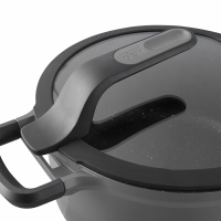 BergHOFF GEM Sauteerpan 2 Handvaten Met Deksel Stay Cool Grijs Ø28cm