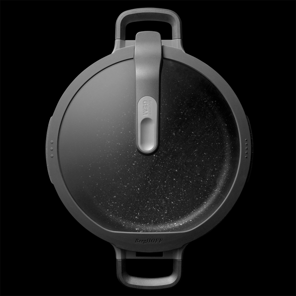 BergHOFF GEM Sauteerpan 2 Handvaten Met Deksel Stay Cool Grijs Ø28cm