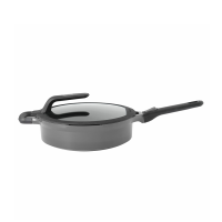 BergHOFF GEM Sauteerpan Afneembaar Handvat Met Deksel Stay Cool Grijs Ø28cm