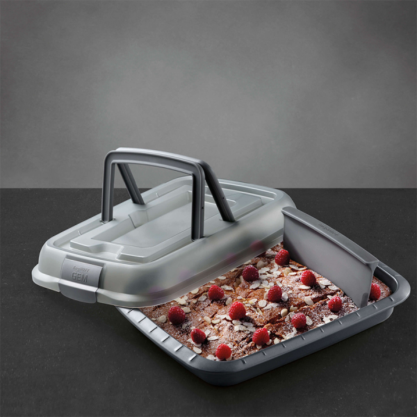 BergHOFF GEM Bakvorm Met Deksel En Snijder Grijs