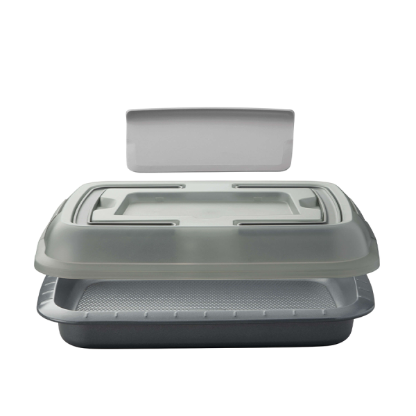 BergHOFF GEM Bakvorm Met Deksel En Snijder Grijs