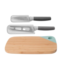 BergHOFF Leo Snijplank En Messenset 5-delig