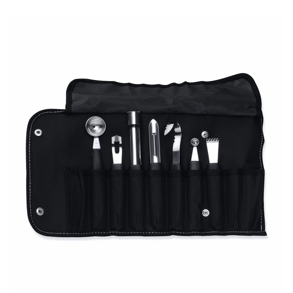 BergHOFF Essentials Garneerset In Vouwtas 8-delig