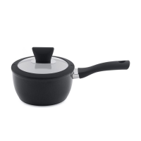 BergHOFF Eclipse Steelpan Met Deksel Zwart Keramisch Ø16cm