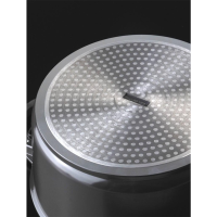 BergHOFF Virgo Kookpot Met Deksel Zwart Ø16cm