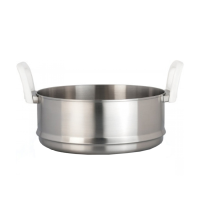 BergHOFF Auriga Stoominzet Wit Ø24cm