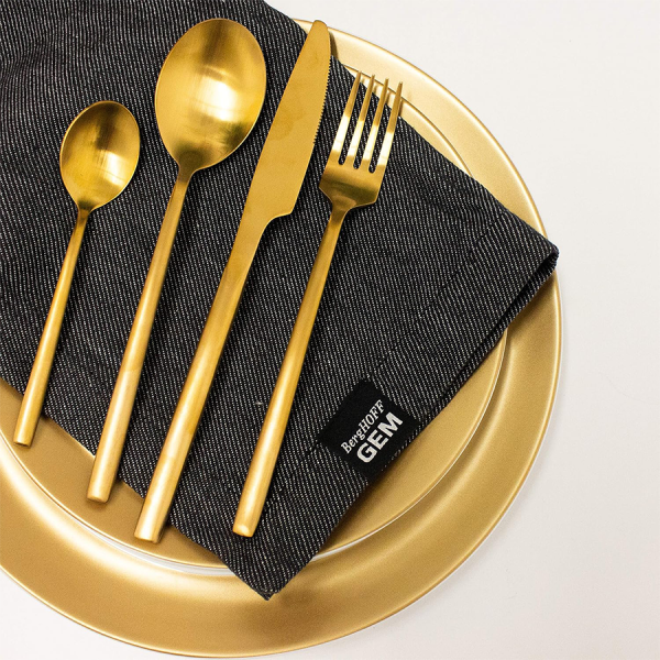 BergHOFF GEM Bestekset Verguld 4-delig