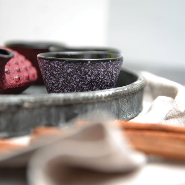 BergHOFF Studio Theemok Gietijzer Paars 100ml 2 stuks