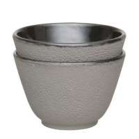 BergHOFF Theemok Gietijzer Grijs 100ml 2 stuks