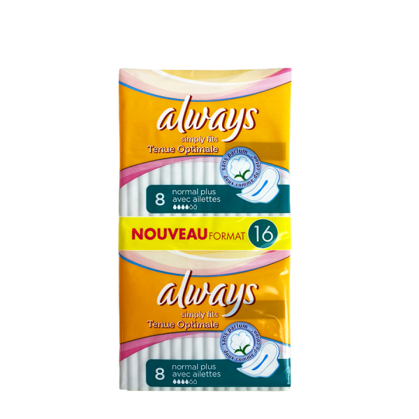 Always Simply Fits Normal Plus Met Vleugel 16 stuks