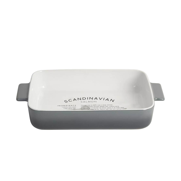 Gusta Ovenschaal Scandinavian Grijs 32x19x5,8cm