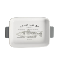 Gusta Ovenschaal Scandinavian Grijs 32x19x5,8cm