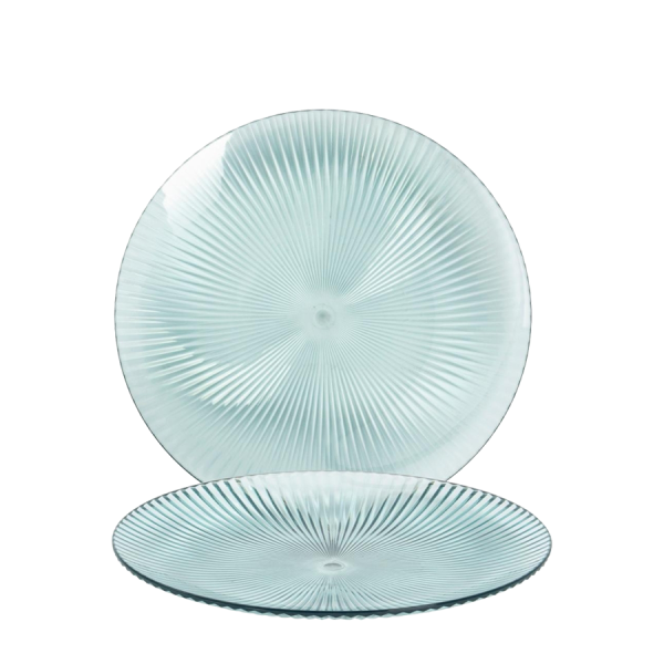 Gusta Bord Blauw Ø20cm 2 stuks