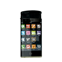 Prof Aansteker Elektrisch Iphone Zwart