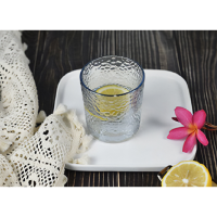 Cark Glas Cobblestone Blauw 320ml 6 stuks