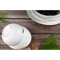 Cark Kom Ripple White Ø13cm