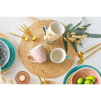 Sänger Koffiemok Bari Roze 4 stuks