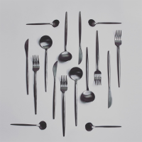 Gemeo Bestekset Serwa Zwart Mat 16-delig