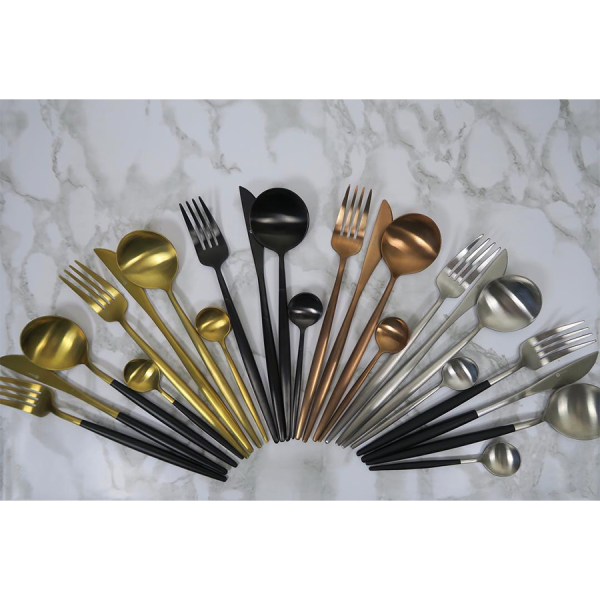 Gemeo Bestekset Serwa Zwart Mat 16-delig