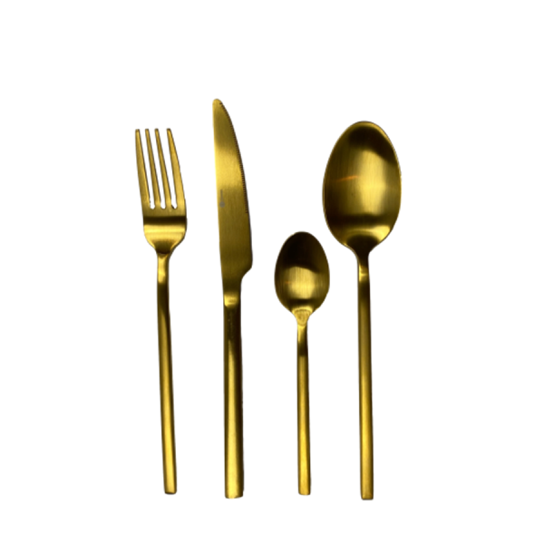 Gemeo Bestekset Rakin Goud Mat 16-delig