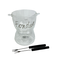 J-Line Fondue Glas Ø10,5x15,5cm