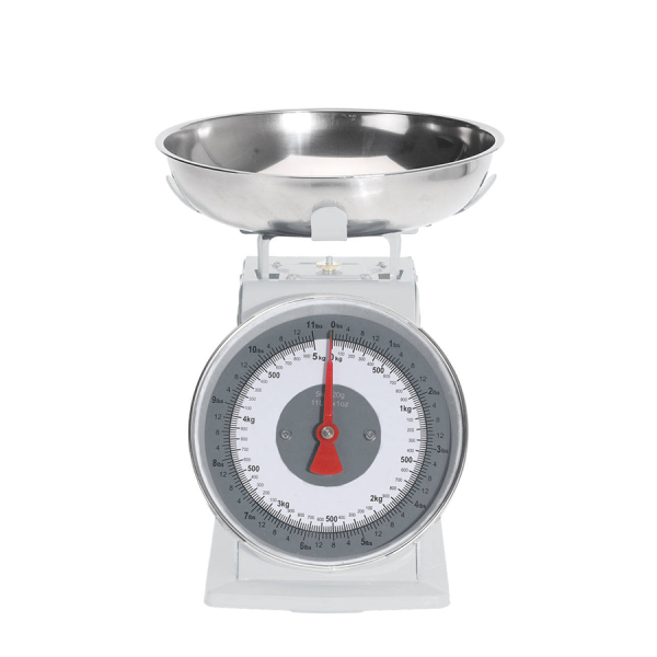 Excellent Houseware Keukenweegschaal Retro Wit