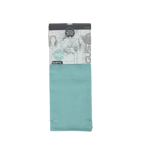 Gusta Tafelloper Lichtblauw 150x44cm