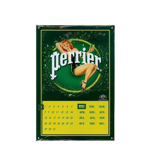 Calendrier d'épingles Perrier 31x21cm
