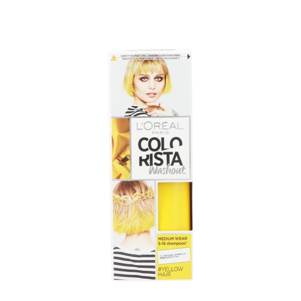 L'Oréal Haarkleur Colorista Washout Yellow Hair 80ml