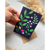 Art by Andu Wenskaart Modern Botanicals