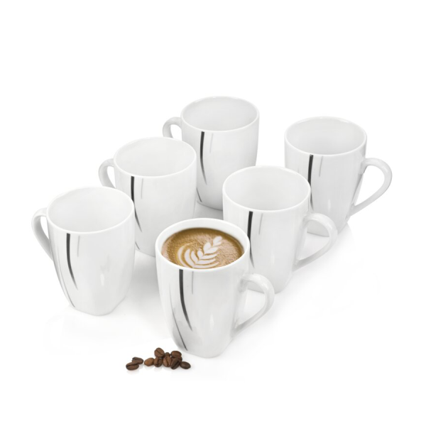 Sänger Koffiemok Bilgola Black Lines 6 stuks