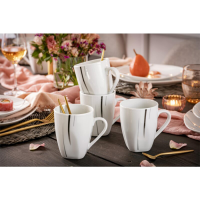 Sänger Koffiemok Bilgola Black Lines 6 stuks