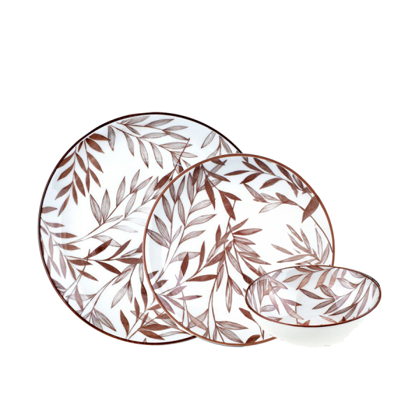 Bambum Serviesset Fondo Rood 12-delig