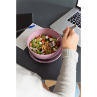 Amuse Life Lunch Bowl Met Deksel Roze 1000ml
