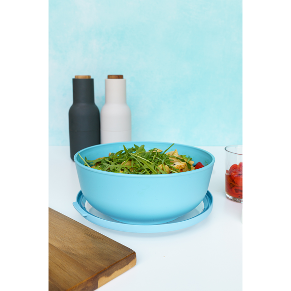 Amuse Life Dinner Bowl Met Deksel Blauw 2000ml